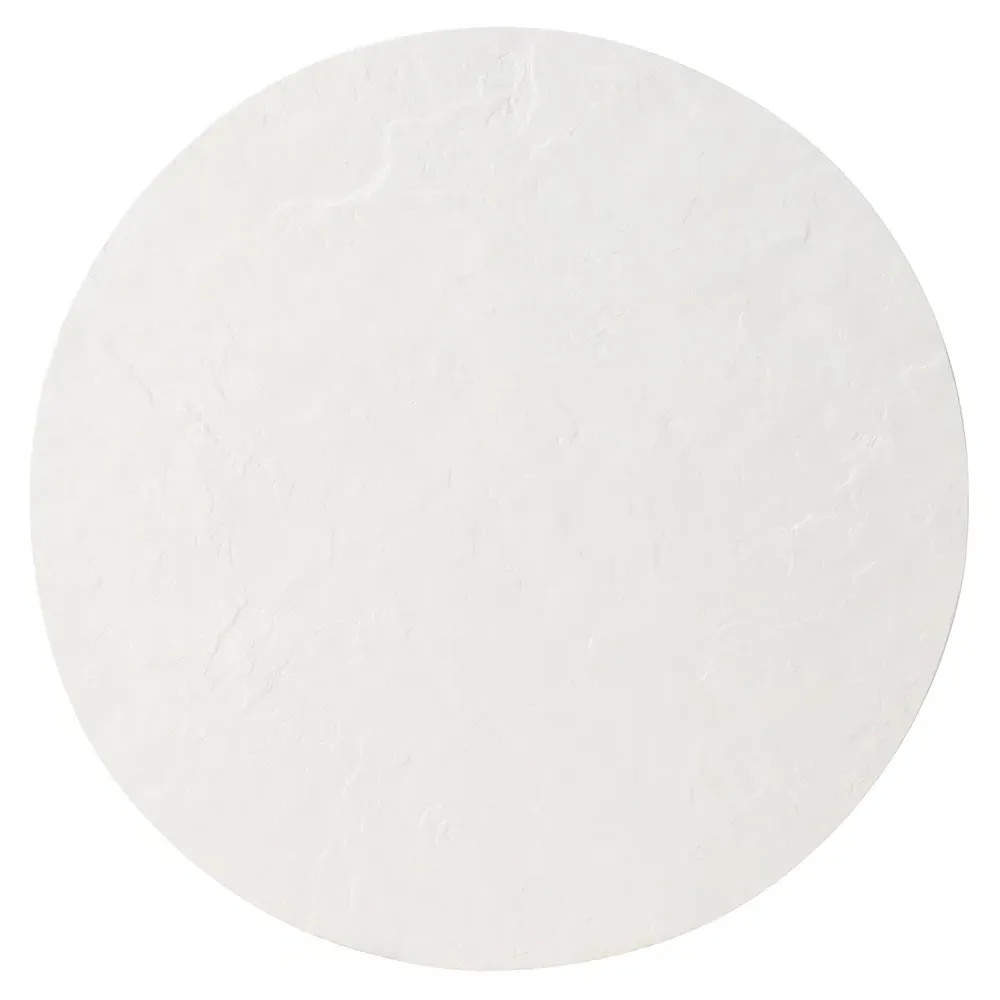 Torin Round Outdoor Coffee Table - White, Concrete