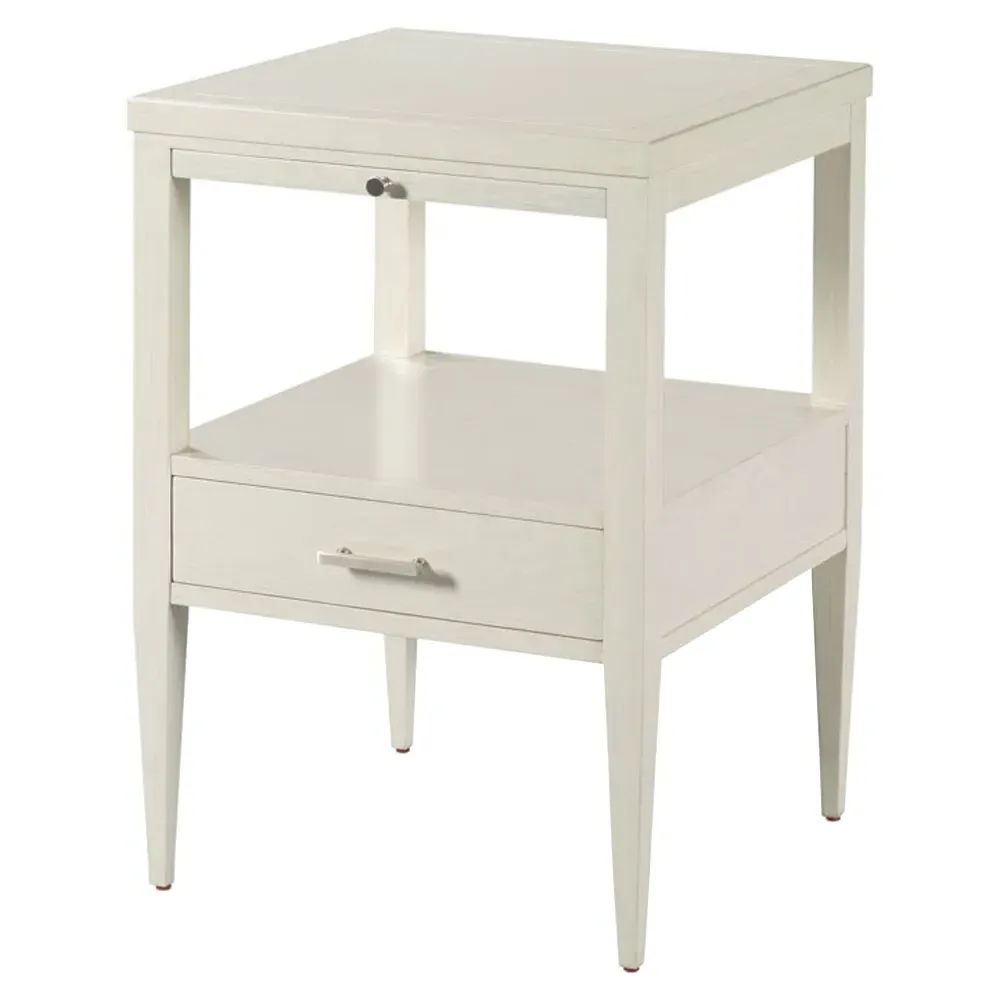 Toulon Nightstand - White, Cherry