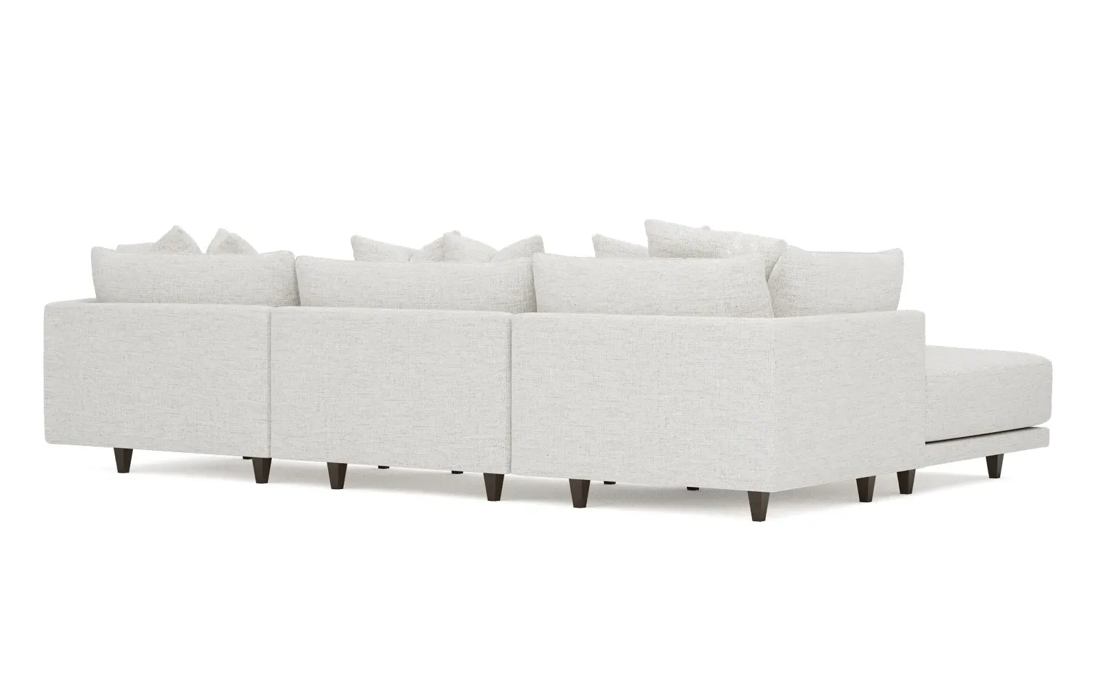 Toulouse 4-Piece Chaise Sectional - Heathered Ivory