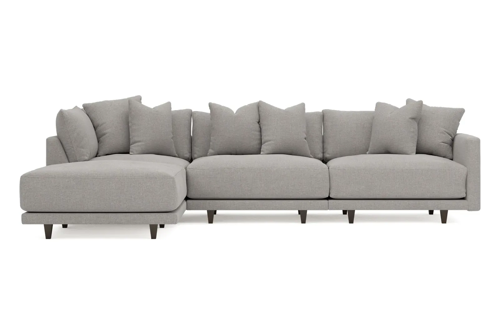 Toulouse 4-Piece Chaise Sectional - Pebble