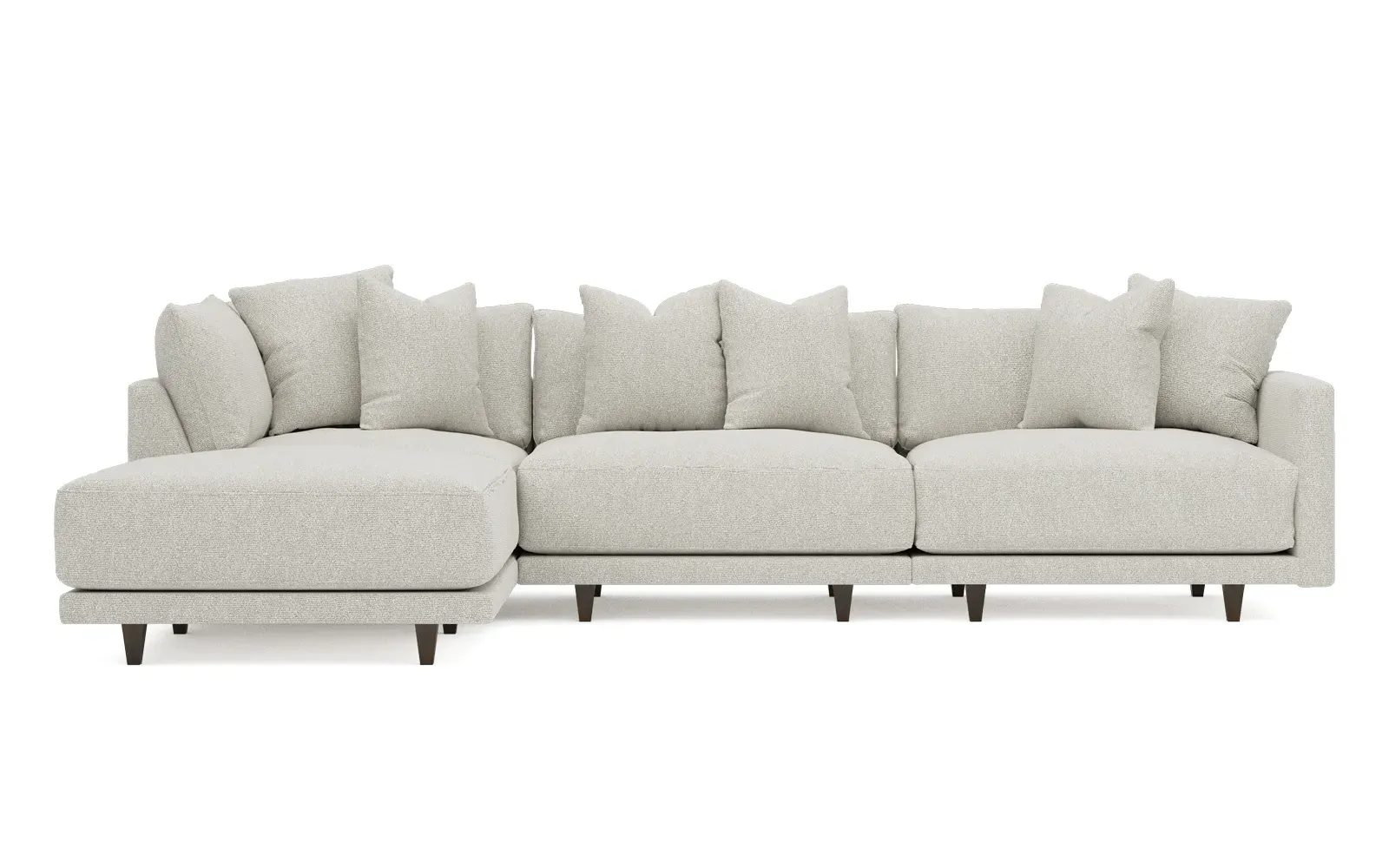 Toulouse 4-Piece Chaise Sectional - Porcelain