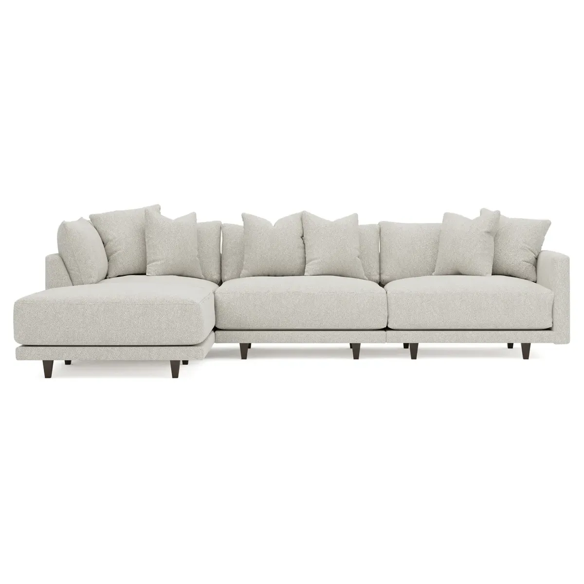 Toulouse 4-Piece Chaise Sectional - Porcelain
