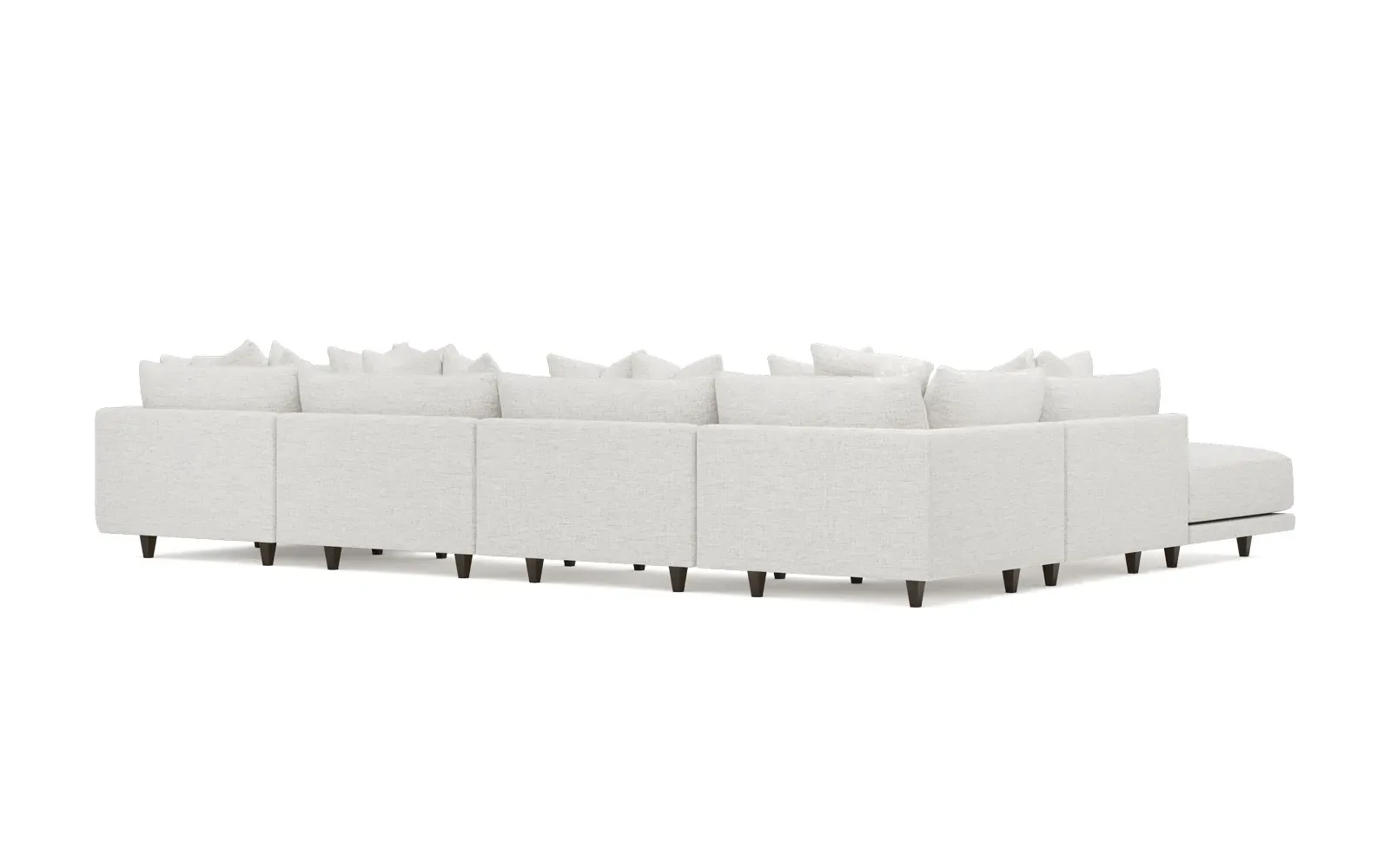 Toulouse 8-Piece U-Shaped Sectional - Heathered Ivory