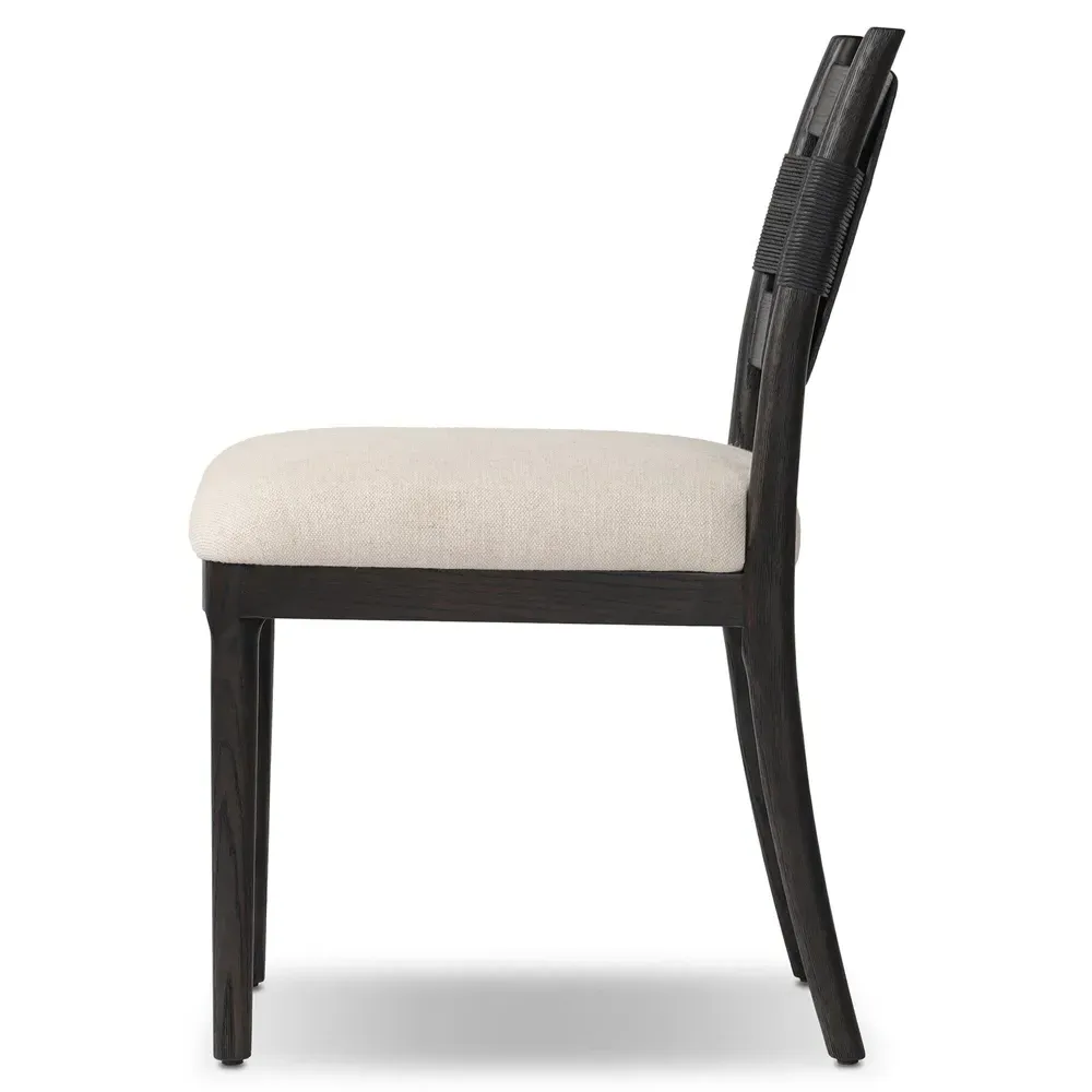 Tova Dining Side Chair - Distressed Black, Oak