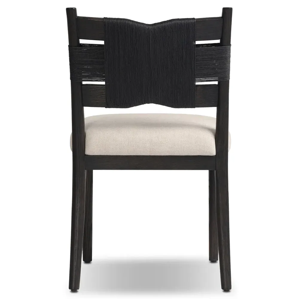 Tova Dining Side Chair - Distressed Black, Oak