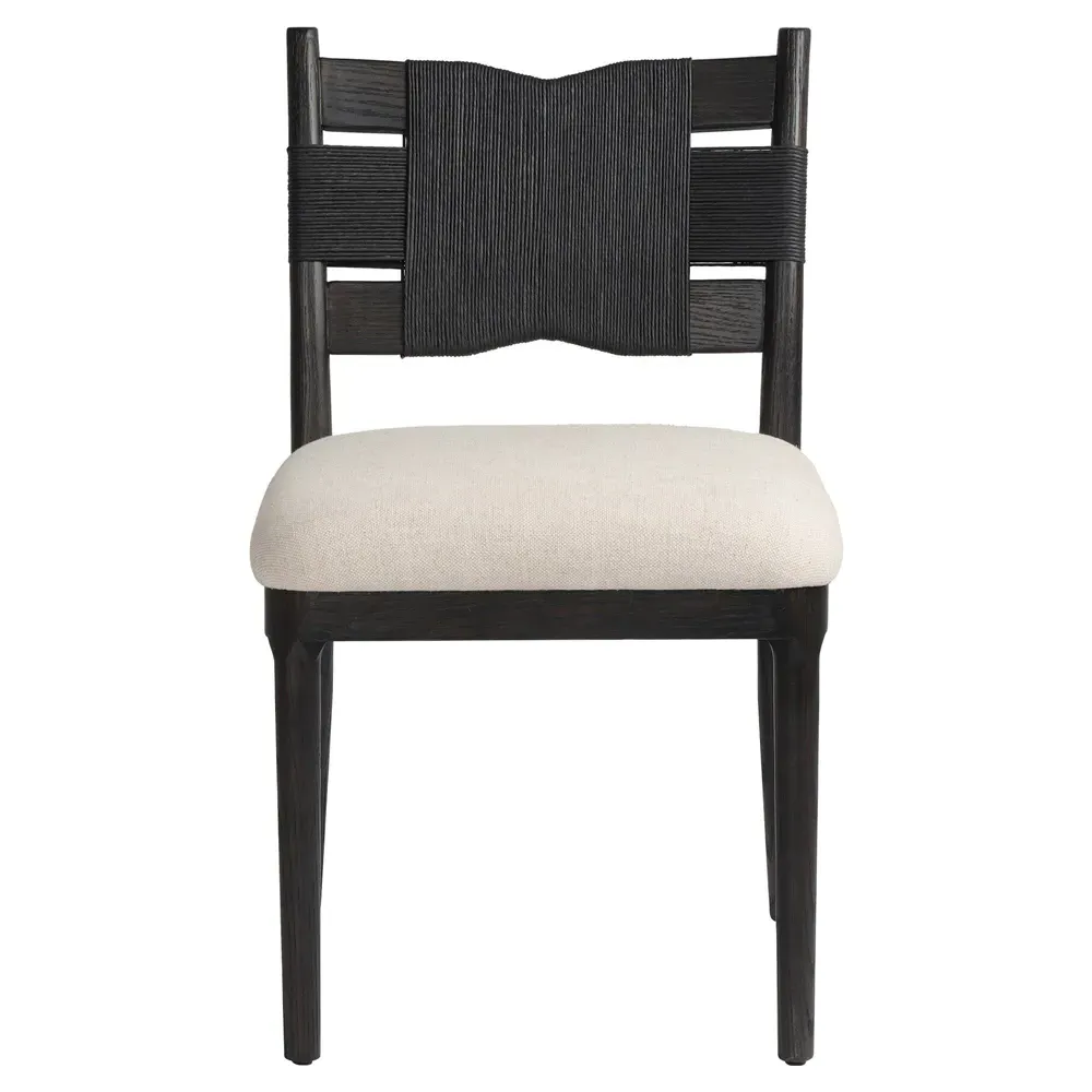 Tova Dining Side Chair - Distressed Black, Oak image