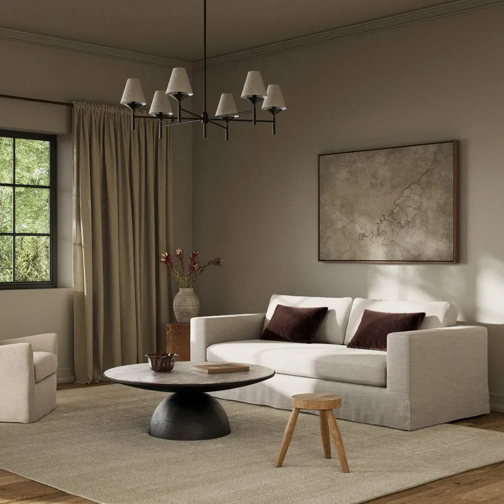 Tovana Savoy Slipcovered Sofa - Parchment