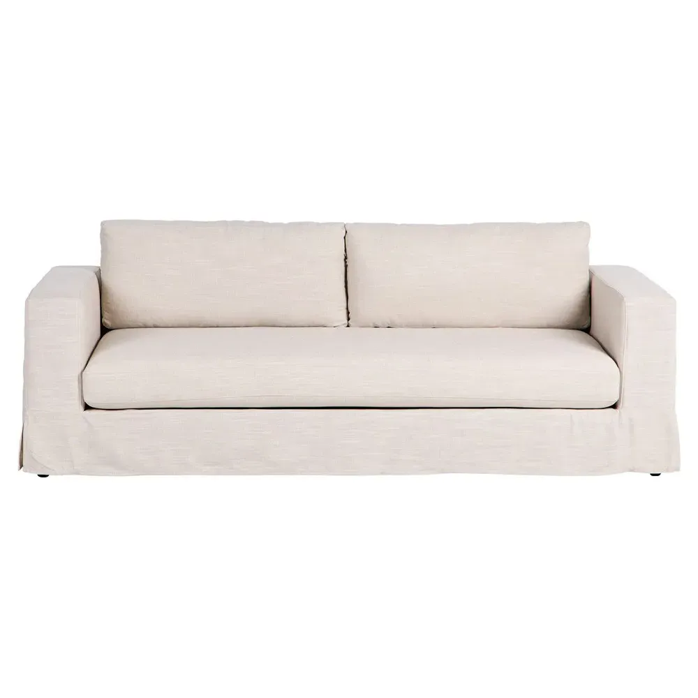 Tovana Savoy Slipcovered Sofa - Parchment image