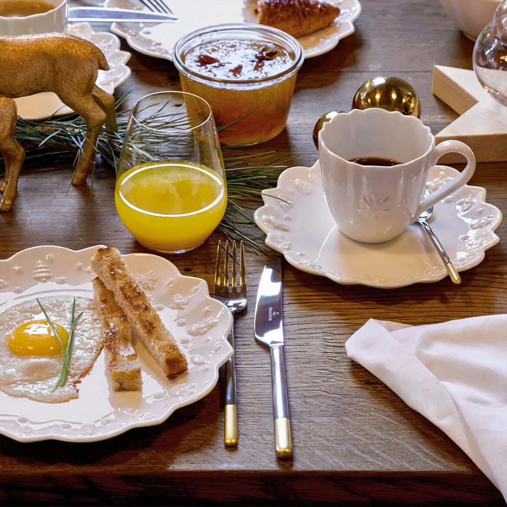 Toys Delight Royal Coffee Cup Saucer - White, Porcelain