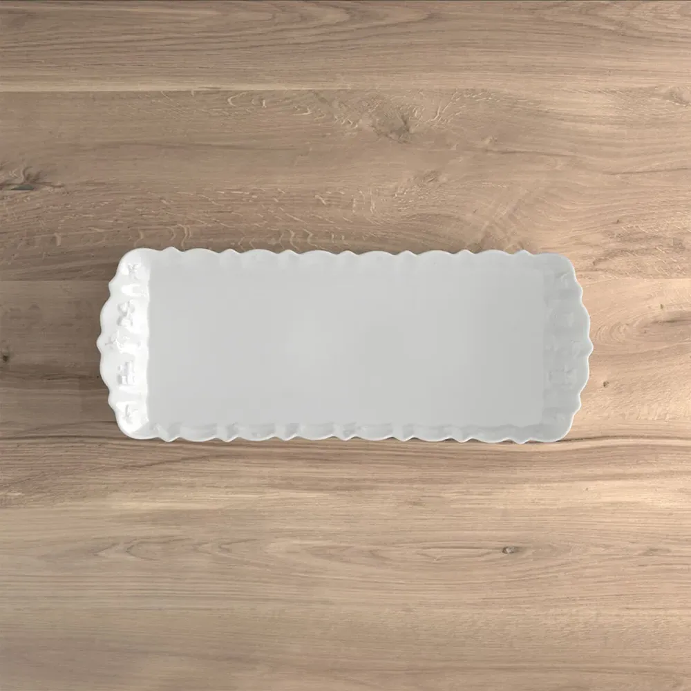 Toys Delight Royal Sandwich Tray - White, Porcelain