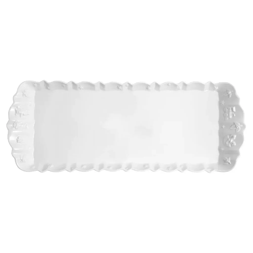 Toys Delight Royal Sandwich Tray - White, Porcelain