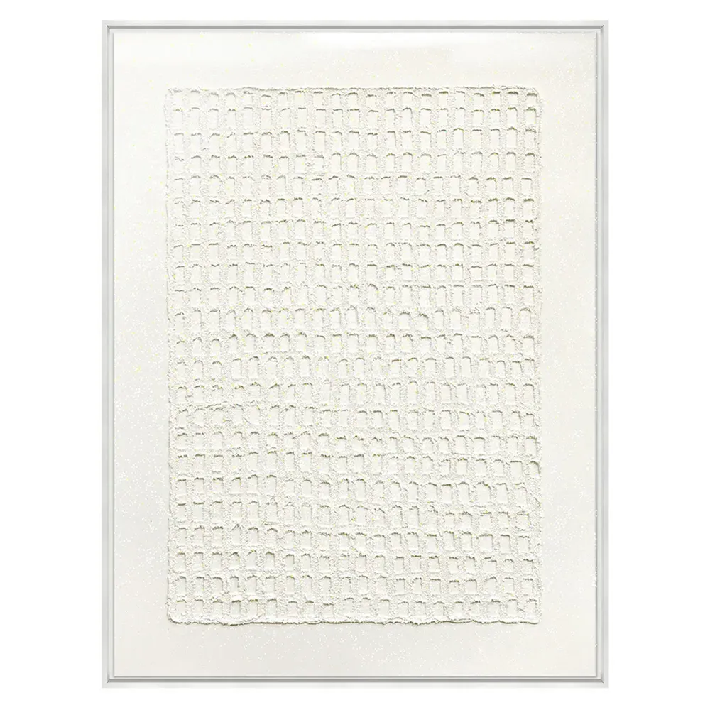 Traces Abstract Painting - White image