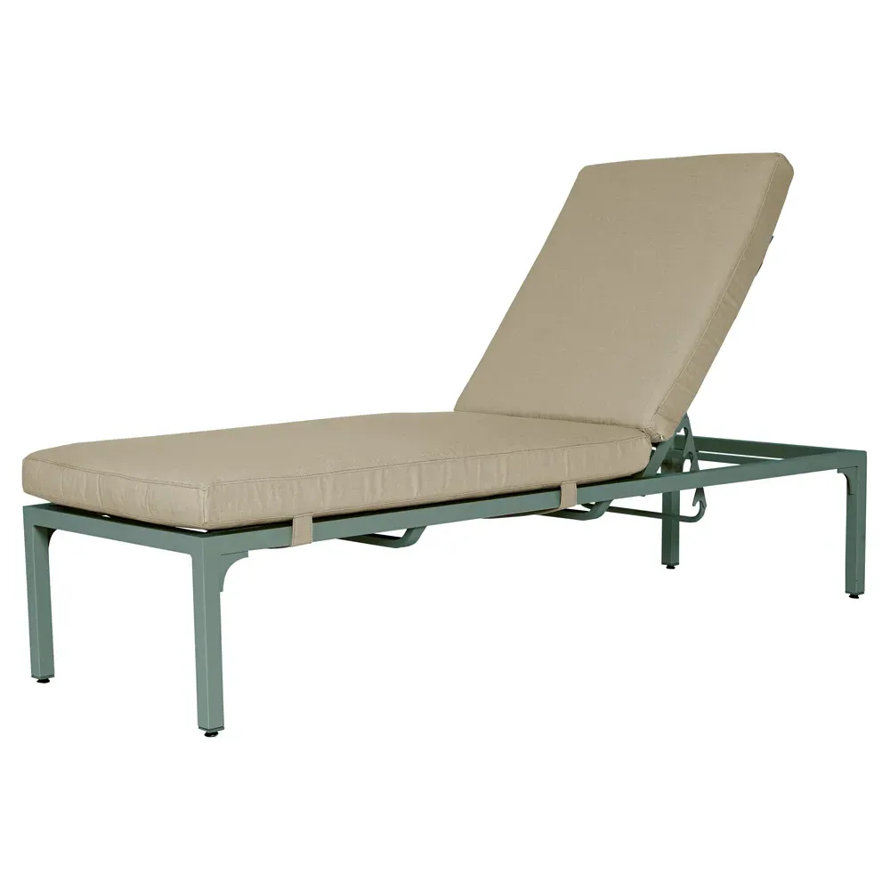 Tracey Outdoor Chaise Lounge - Sand, Aluminum