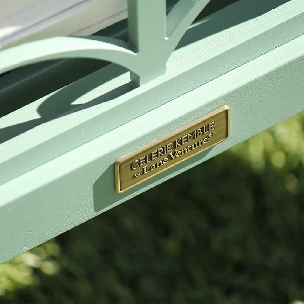 Tracey Outdoor Chaise Lounge - White, Aluminum