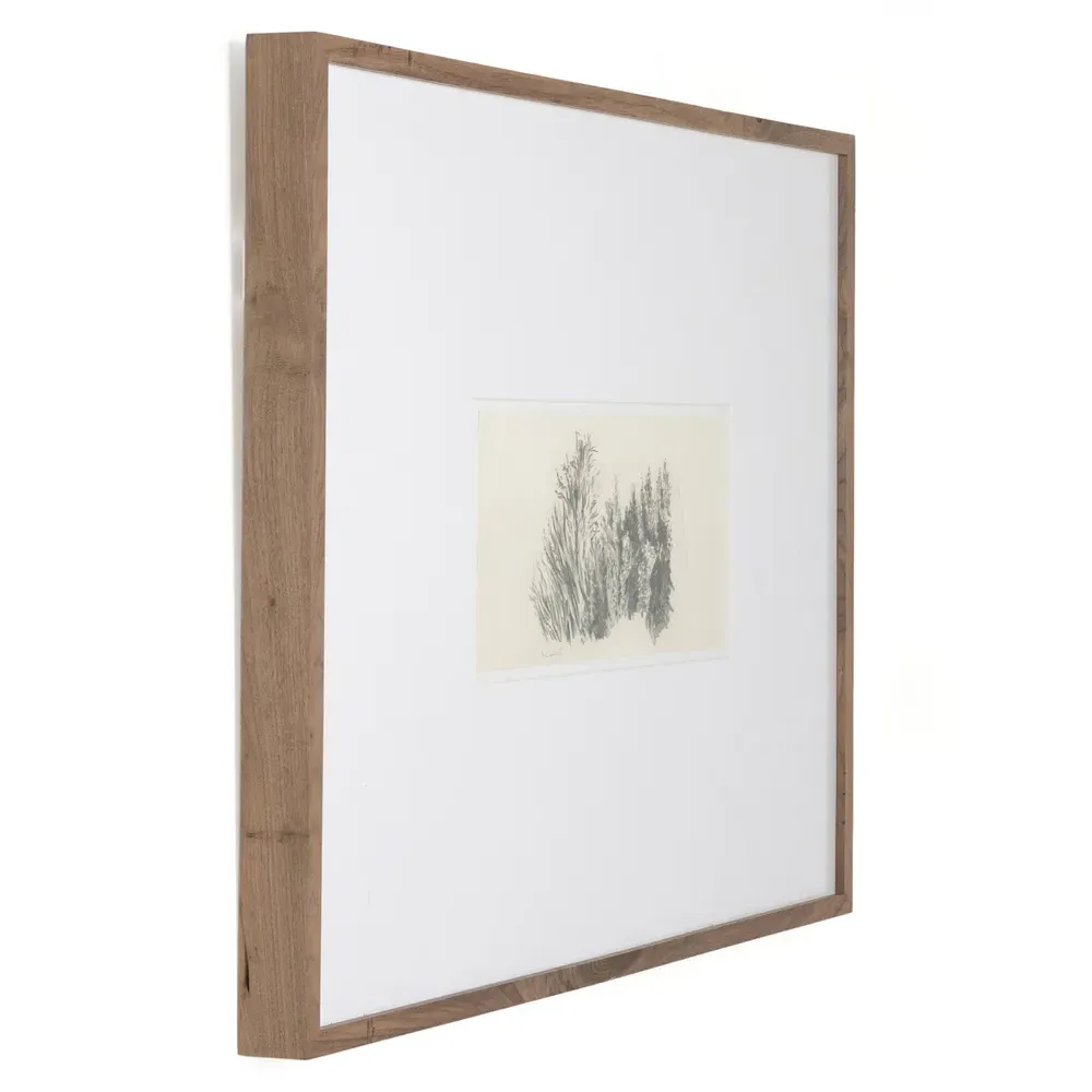 Tree Sketch Wall Art - Brown, Walnut