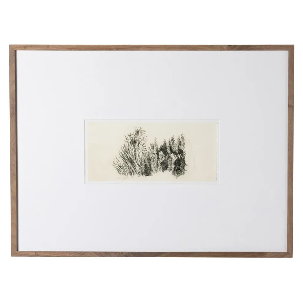 Tree Sketch Wall Art - Brown, Walnut image