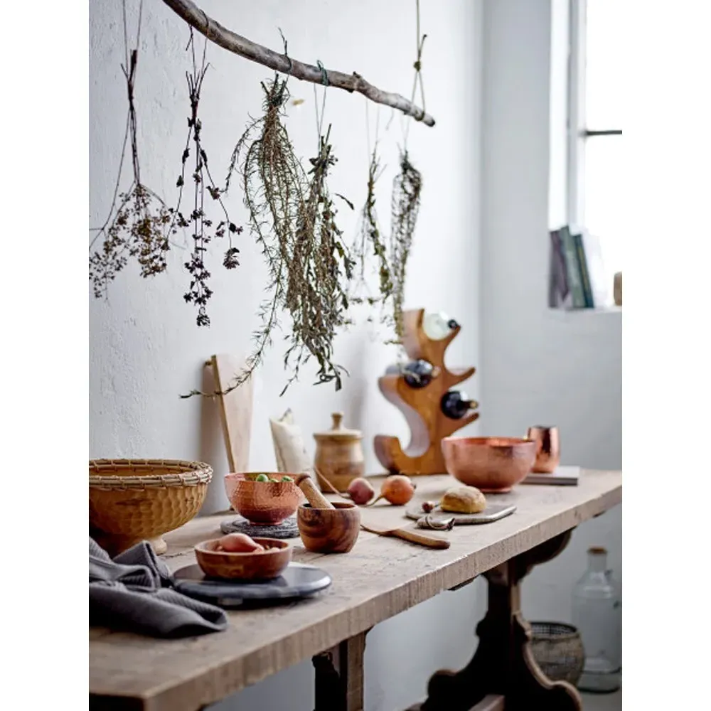 Trenton Rectangular Dining Table - Brown, Pine Wood