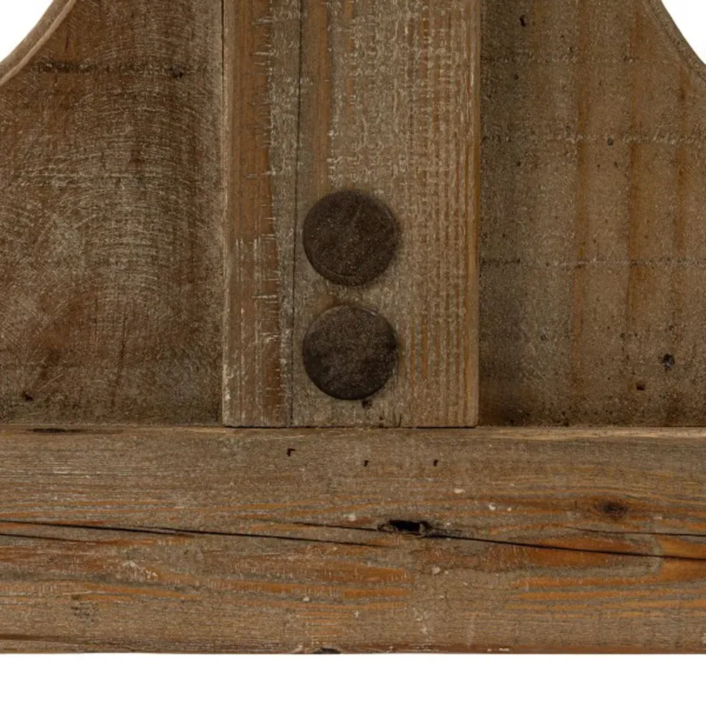 Trenton Rectangular Dining Table - Brown, Pine Wood