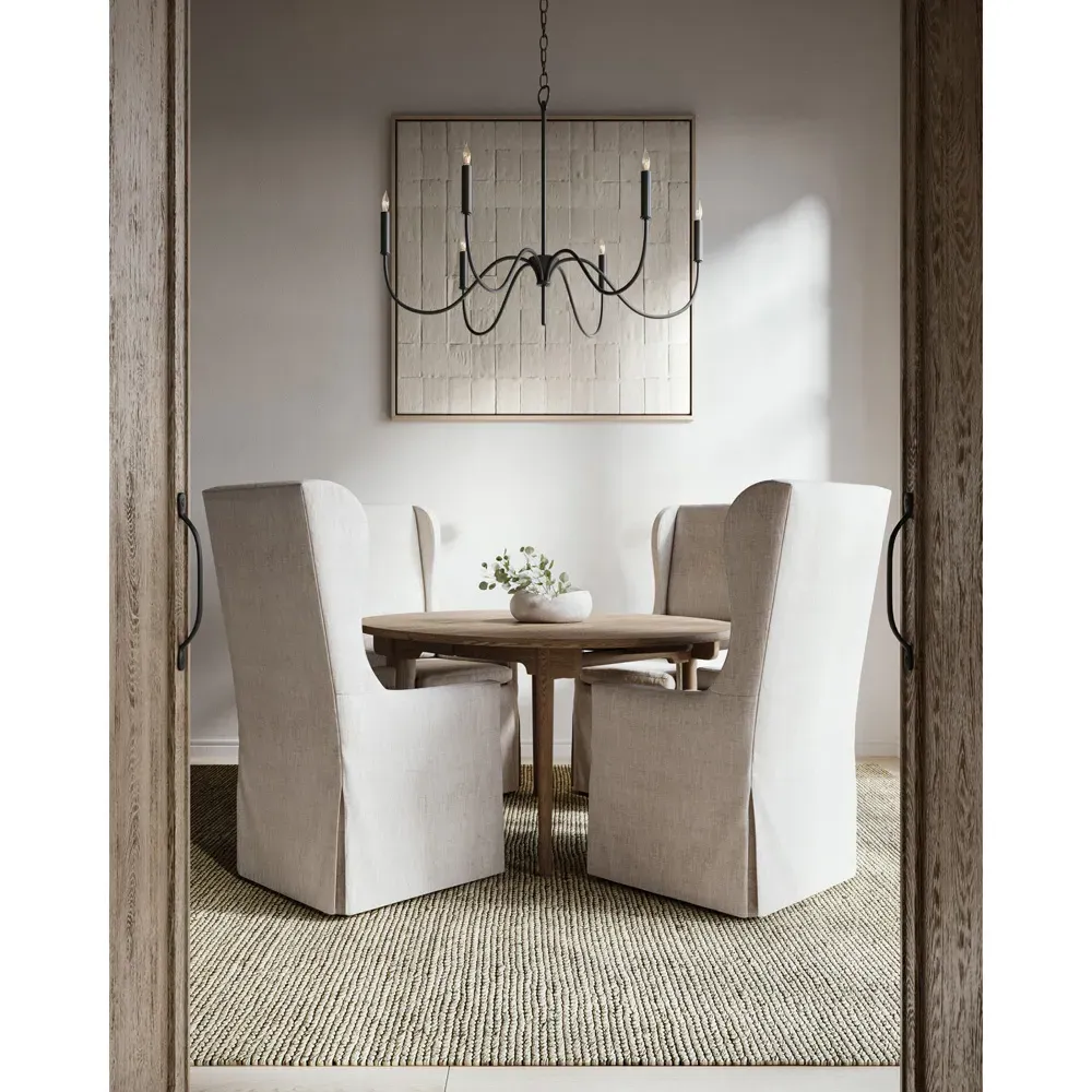 Tresdale Small Chandelier - Black, Iron