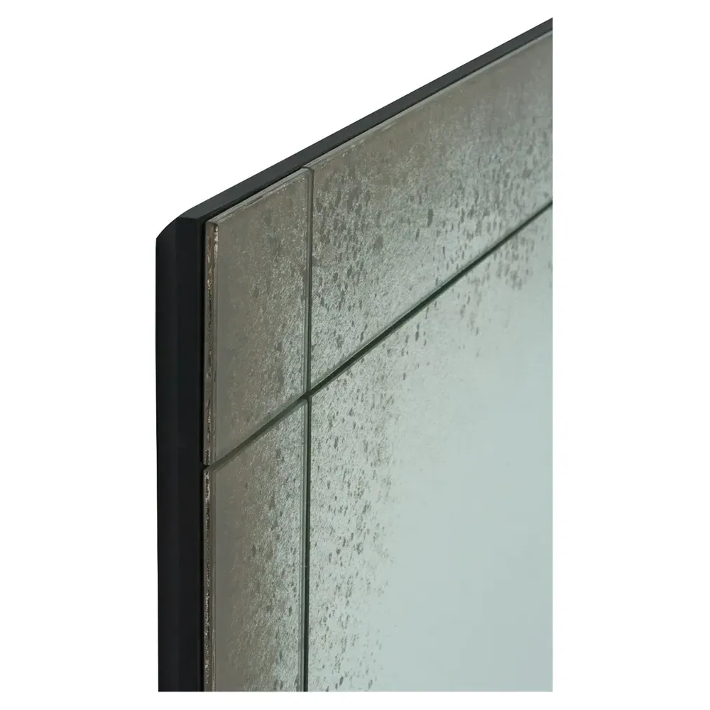 Trevor Large Rectangular Wall Mirror - Clear, Wood