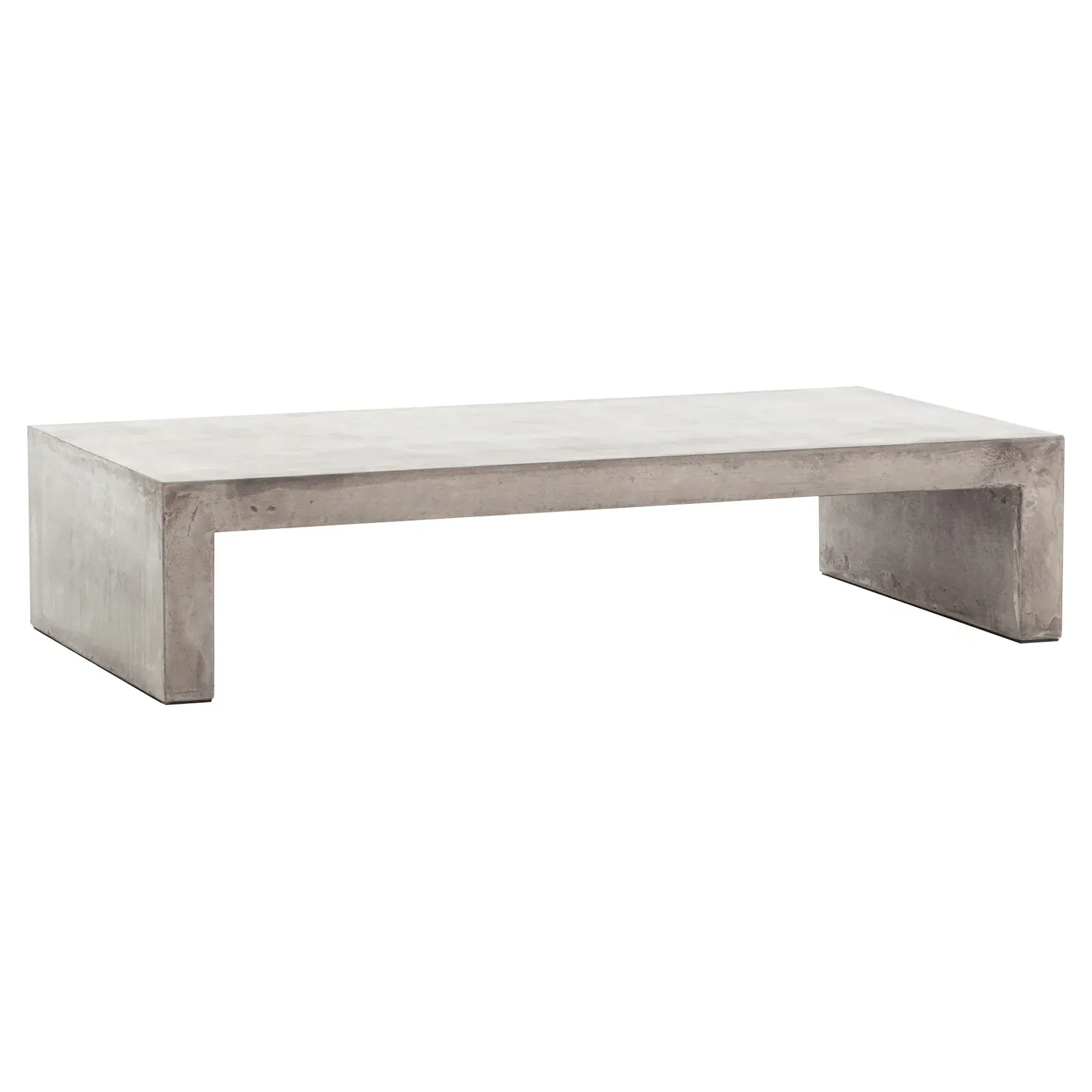 Tricia Rectangular Outdoor Coffee Table - Grey, Concrete