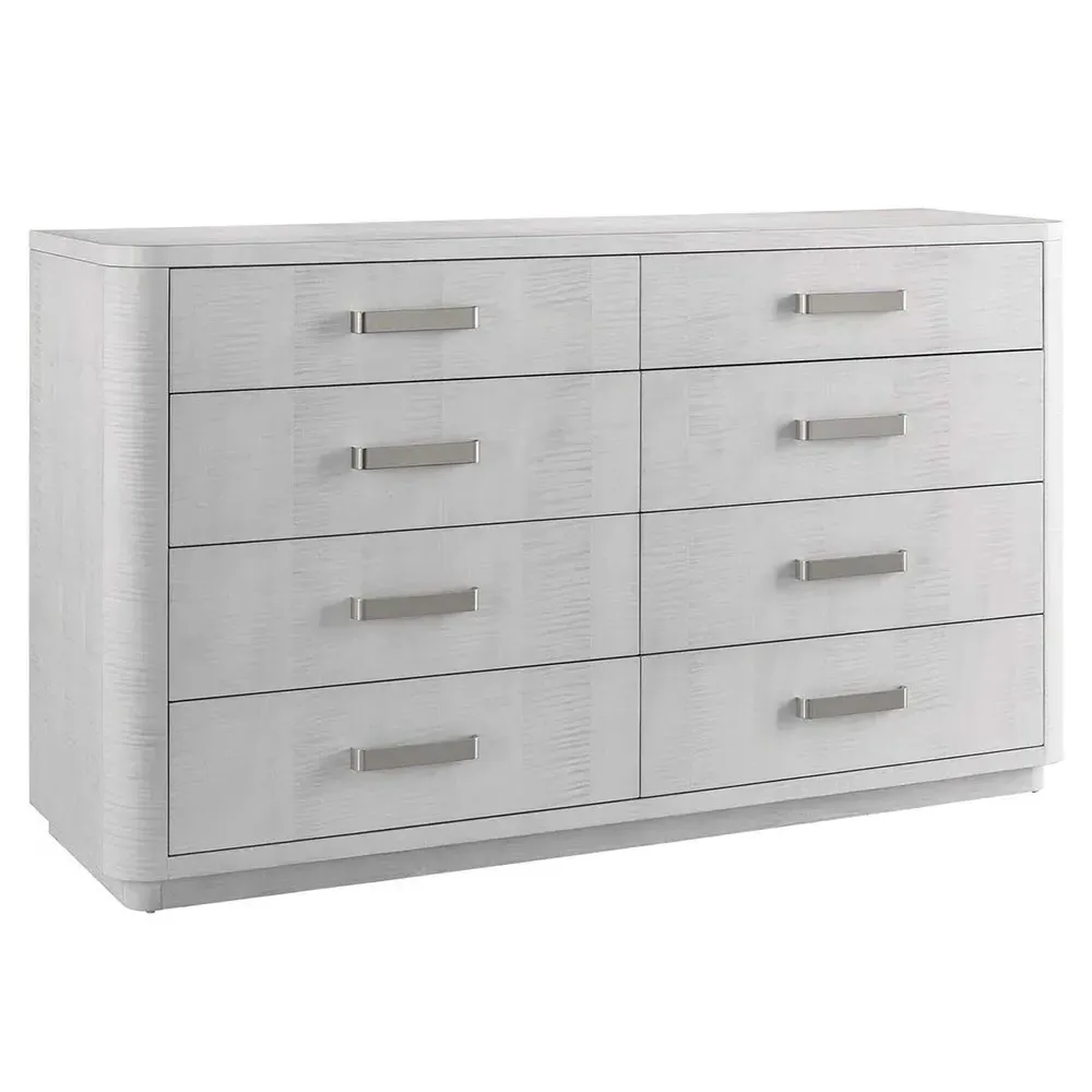 Tristan Double Dresser - White, Sycamore