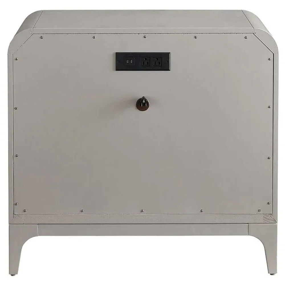 Tristan Nightstand - Light Grey, Wood