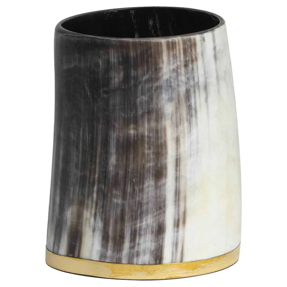 Troy Small Decorative Table Vase - Natural, Horn image