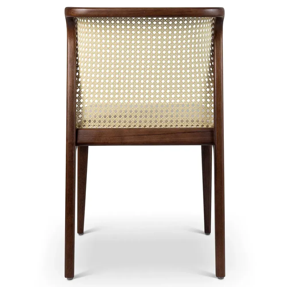 Tucker Upholstered Dining Side Chair - Cream, Cane