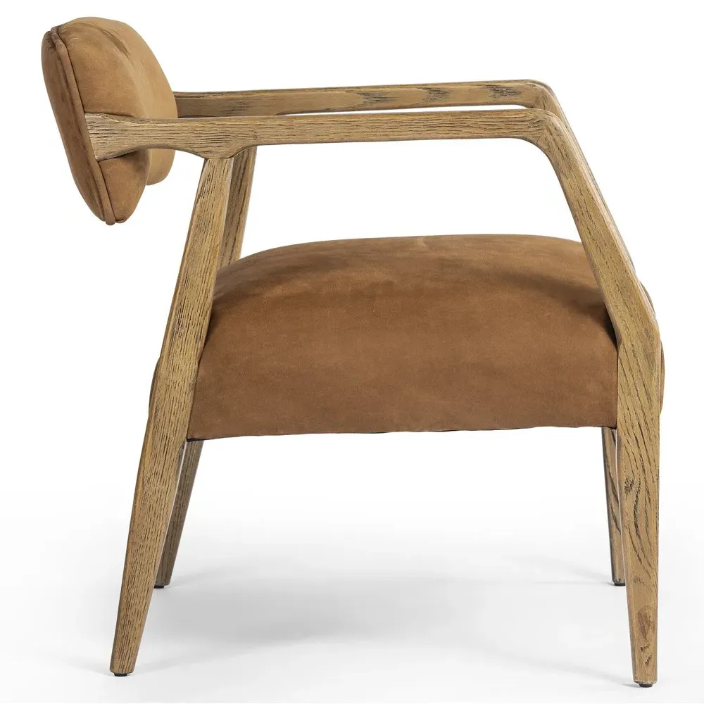 Tyler Arm Chair - Cognac, Oak
