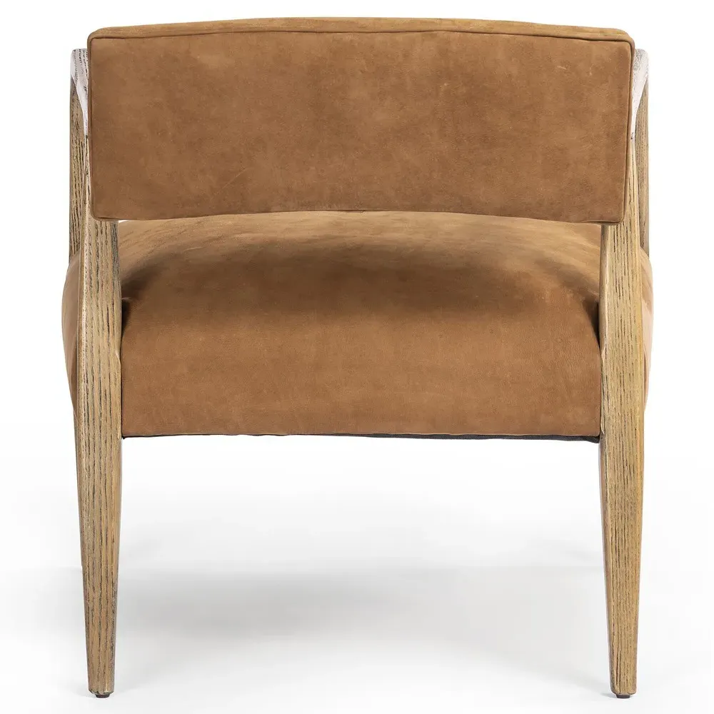 Tyler Arm Chair - Cognac, Oak