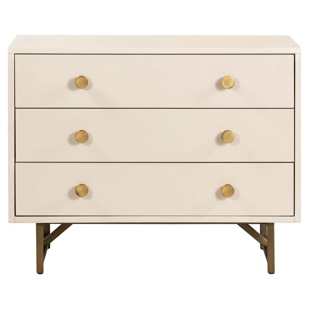 Tyra Nightstand - Cream, Engineered Hardwood image
