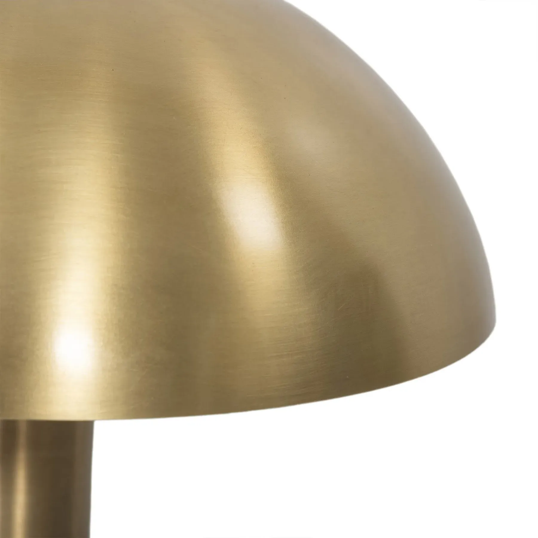 Tyronia Brass Metal Desk Lamp - Yellow-Gold