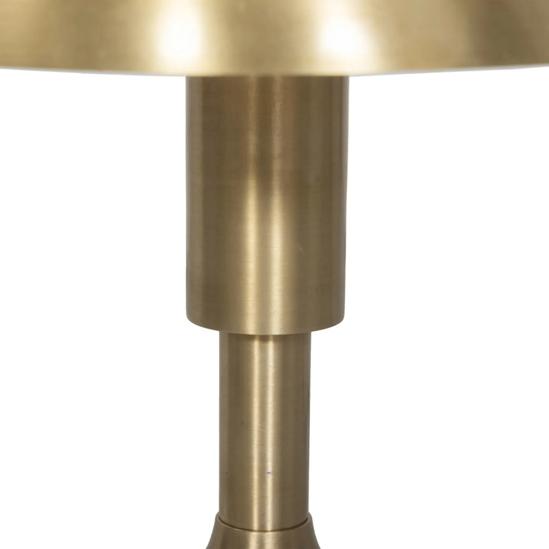 Tyronia Brass Metal Desk Lamp - Yellow-Gold