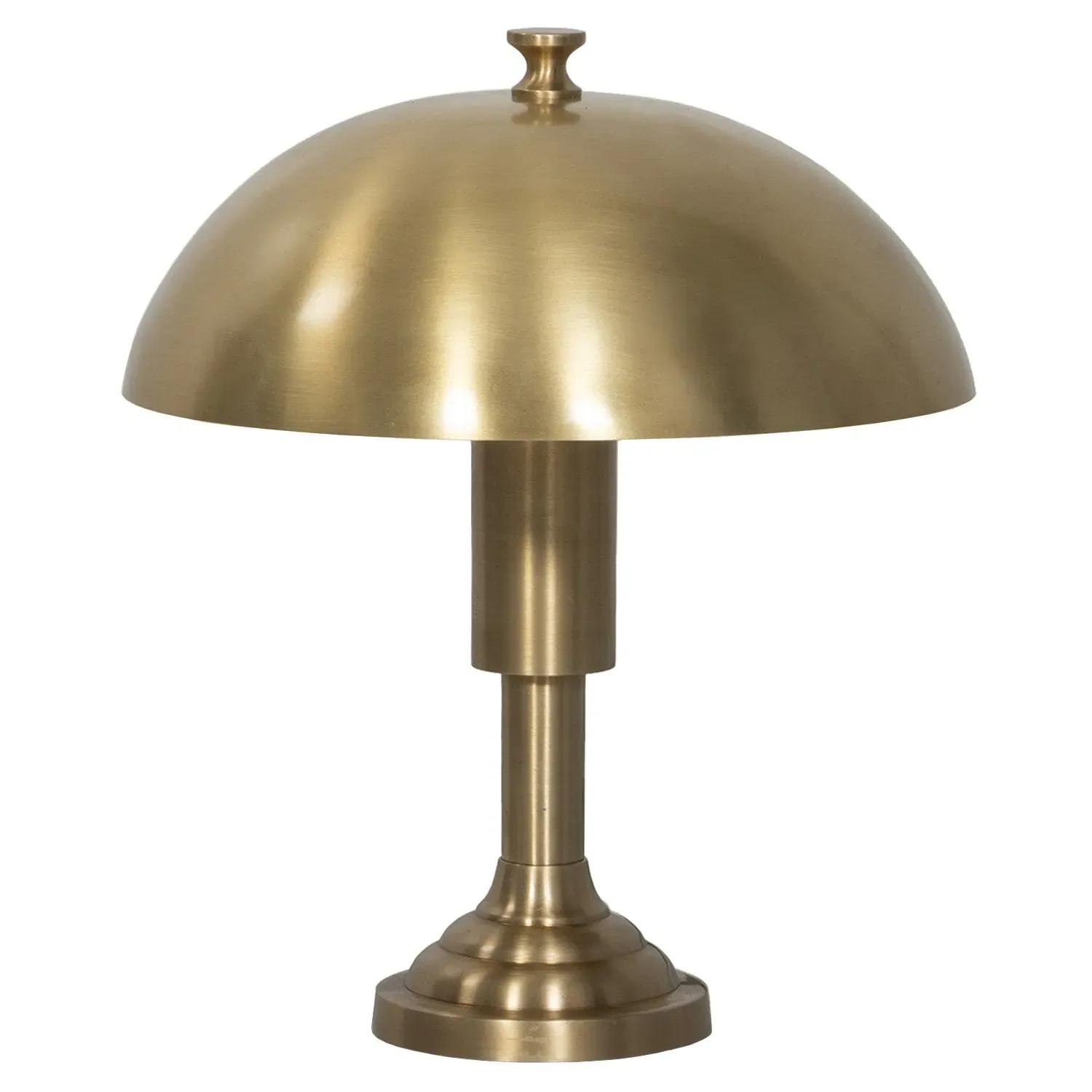 Tyronia Brass Metal Desk Lamp - Yellow-Gold image