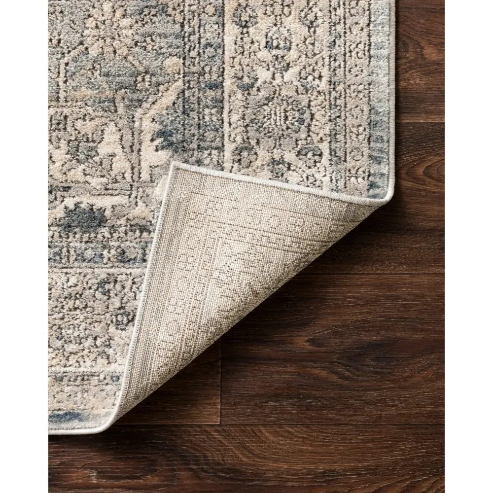 Ulandra Floral Patterned Rug - Beige, Polypropylene