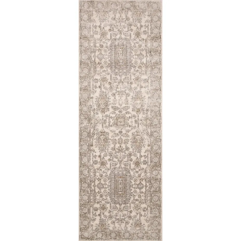 Ulandra Patterned Rug - Beige