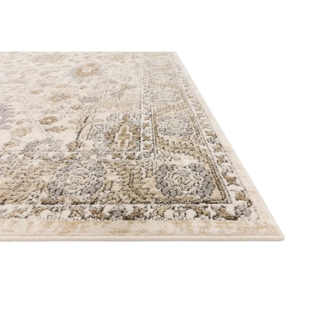 Ulandra Patterned Rug - Beige
