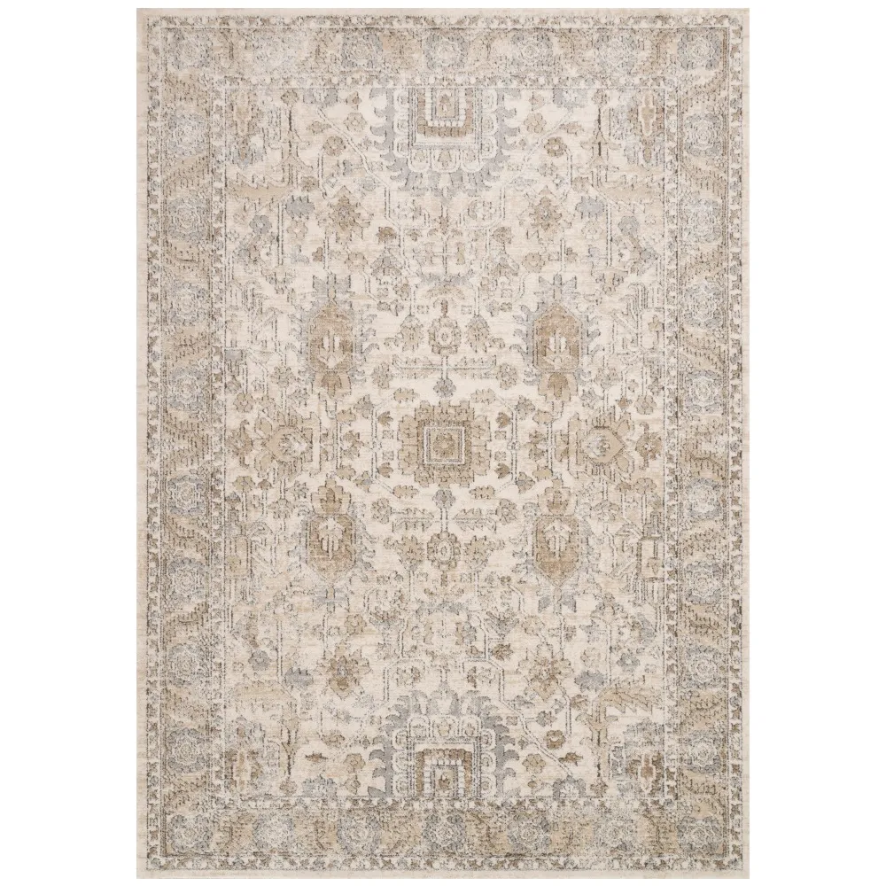 Ulandra Patterned Rug - Beige