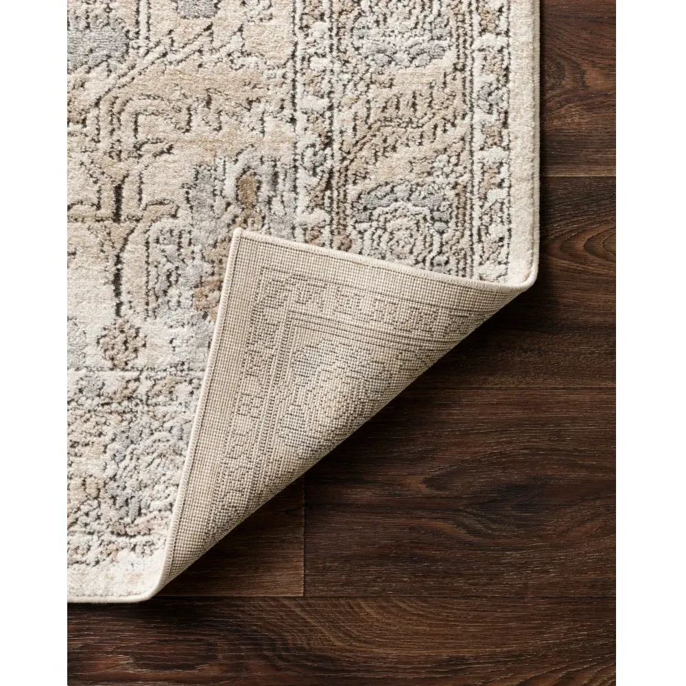 Ulandra Patterned Rug - Beige, Polypropylene