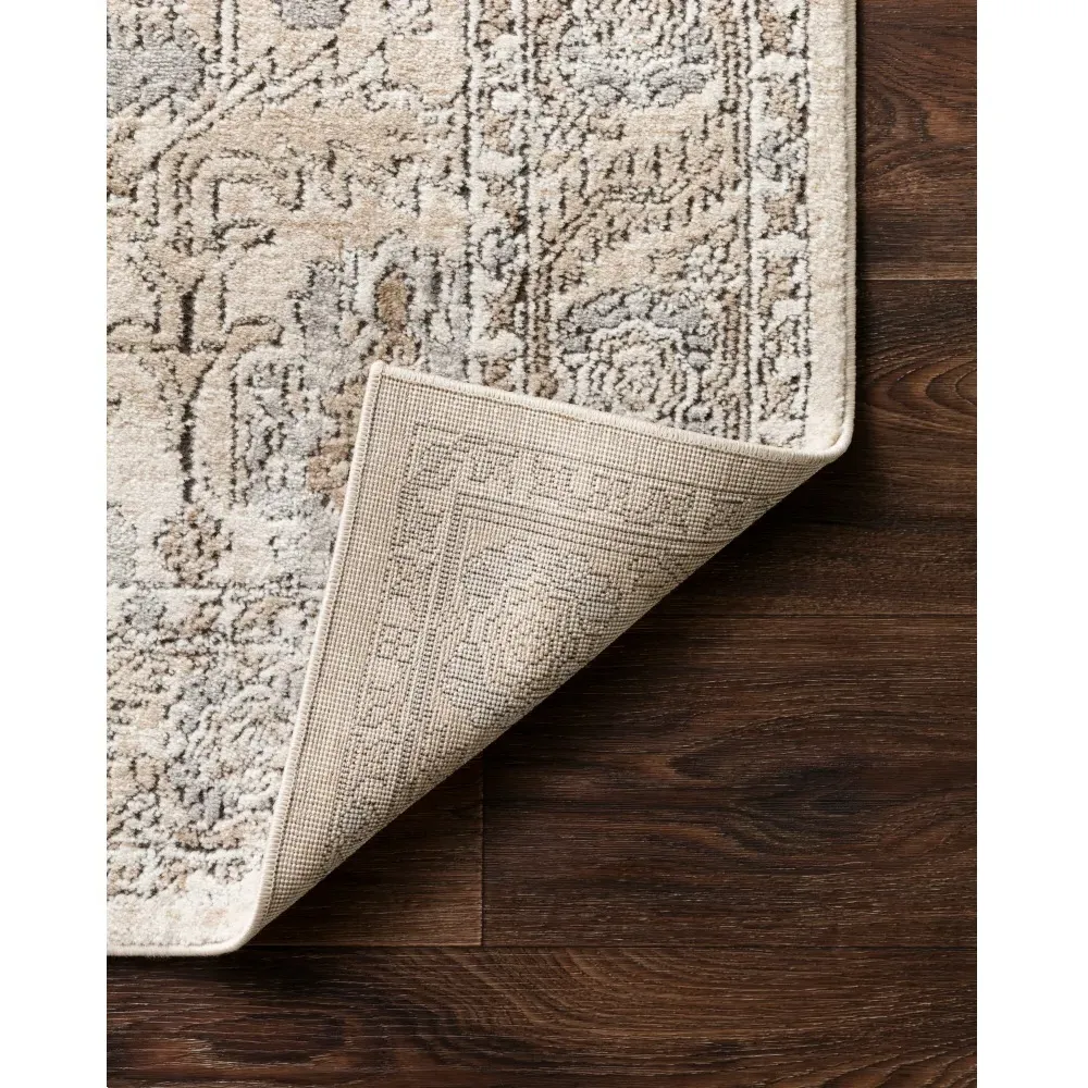 Ulandra Patterned Rug - Beige, Polypropylene