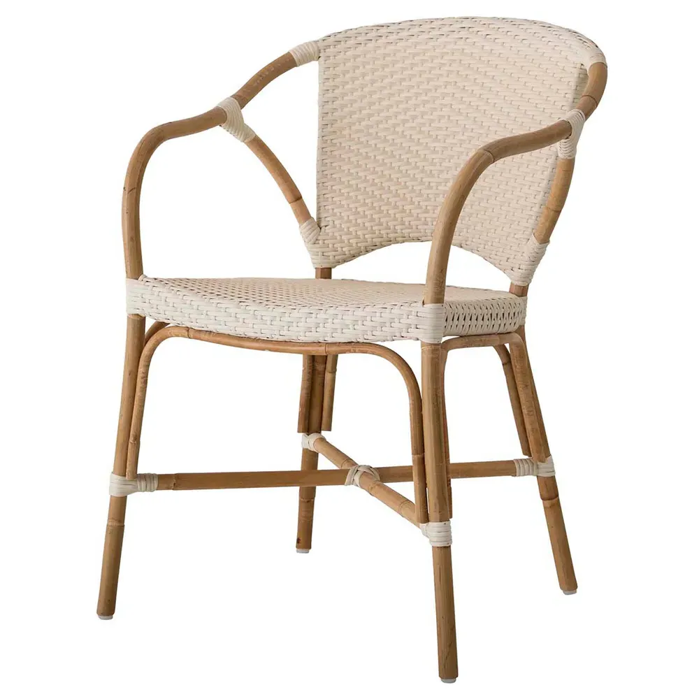 Val Woven Rattan Dining Arm Chair - Beige image