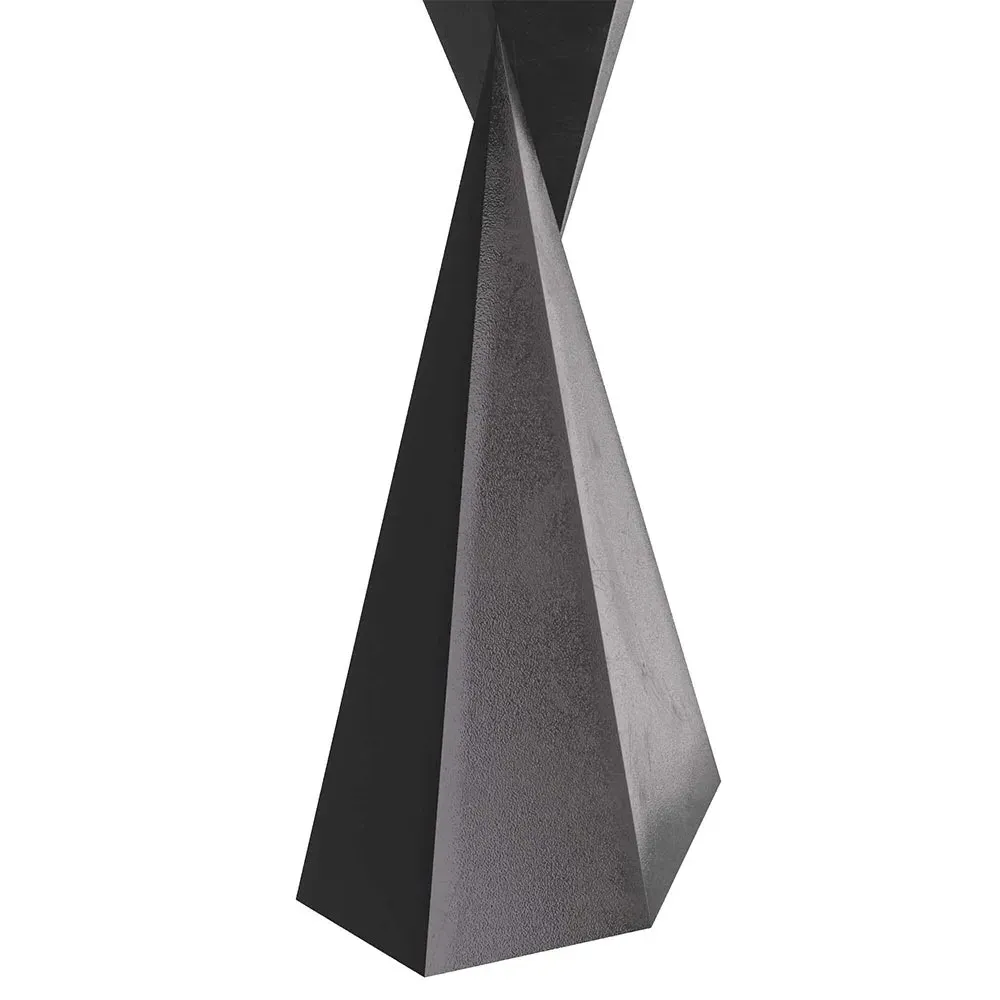 Valder Rectangular Console Table - Brown Oak, Iron