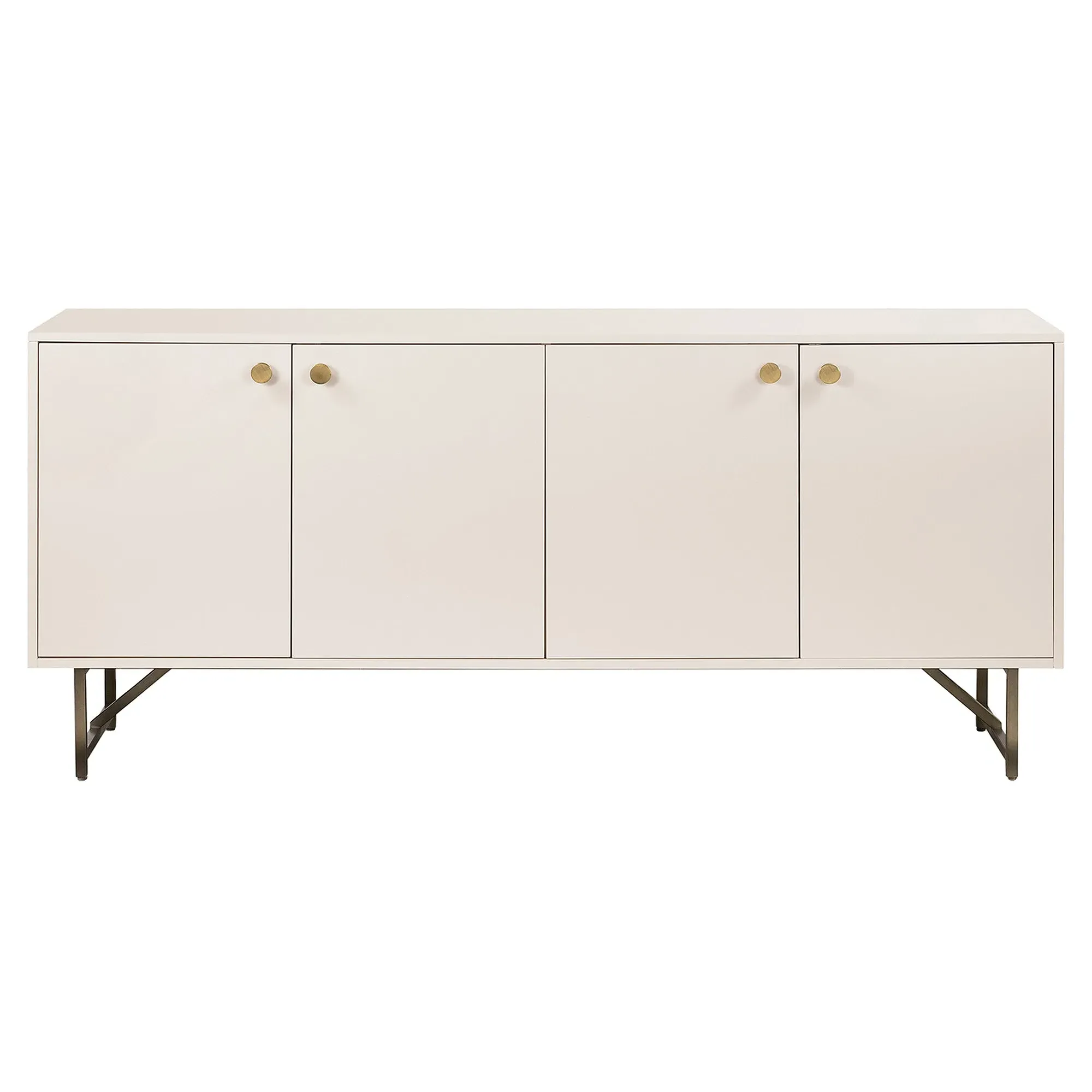 Valdo 4 Door Sideboard - Beige, Hardwood image