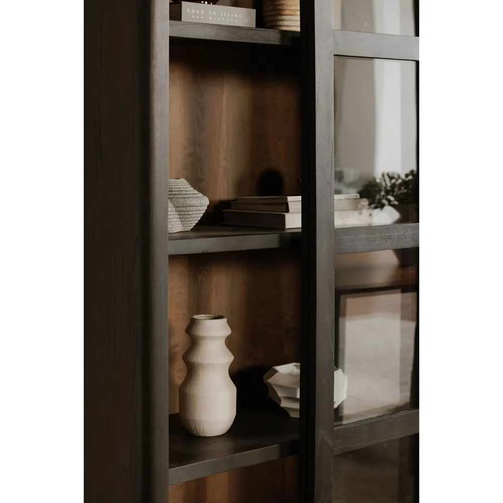 Valerie Display Case - Black, Wood