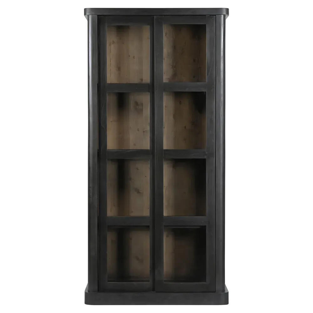 Valerie Display Case - Black, Wood image