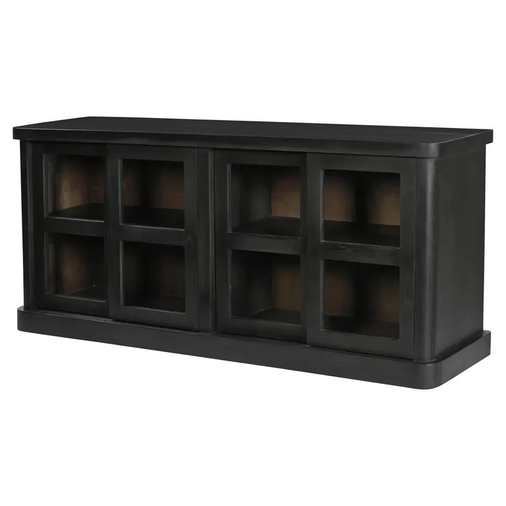 Valerie Sideboard - Black, Neem Wood