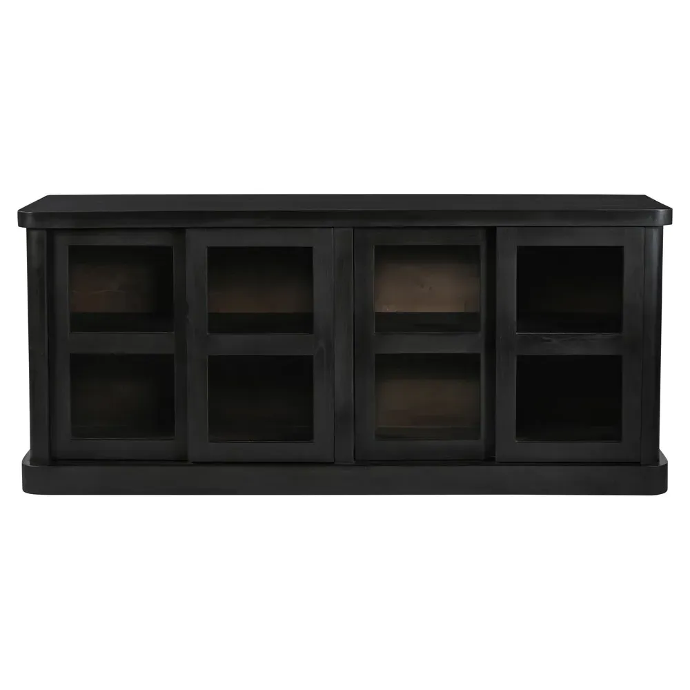 Valerie Sideboard - Black, Neem Wood