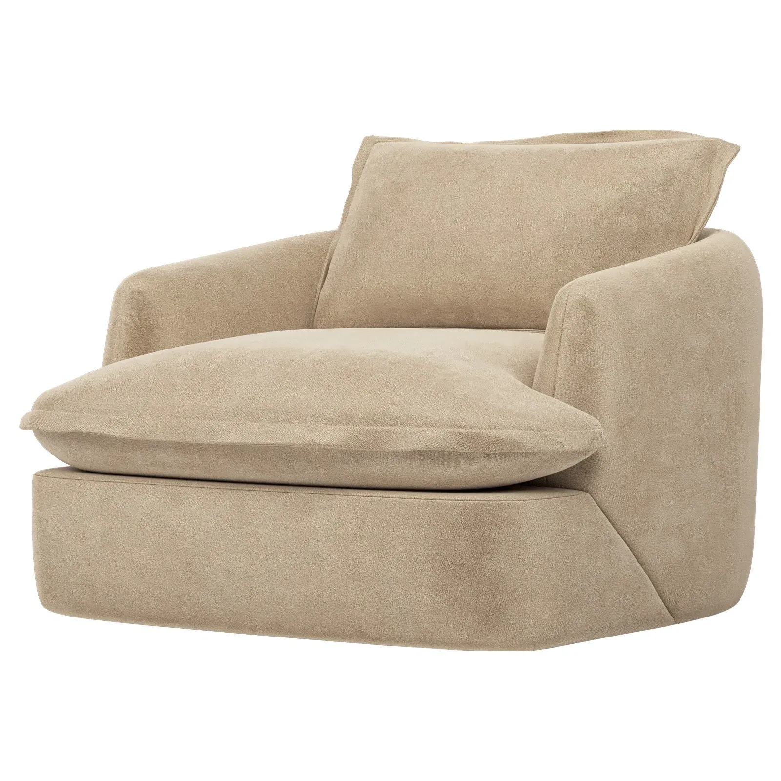 Valery Chair - Champagne, Performance Velvet image