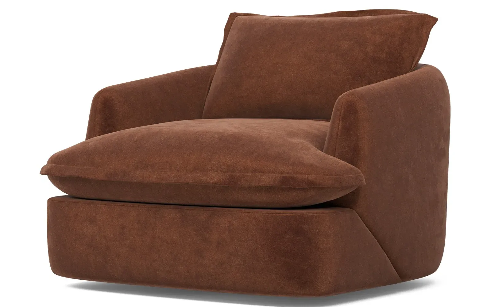 Valery Chair - Chocolate Mousse, Performance Velvet